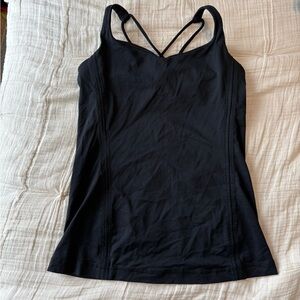 Lululemon Athletica Classic Black Tank Top